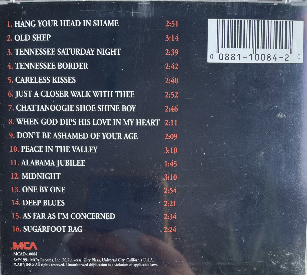 CD - Red Foley - Country Music Hall Of Fame Series