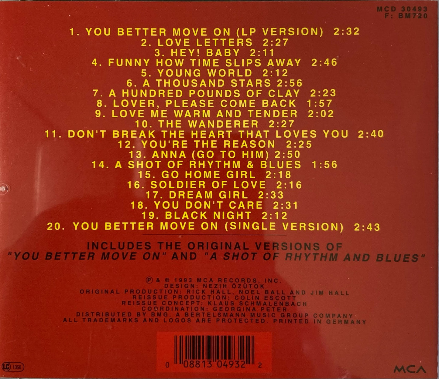 CD - Arthur Alexander - You Better Move On