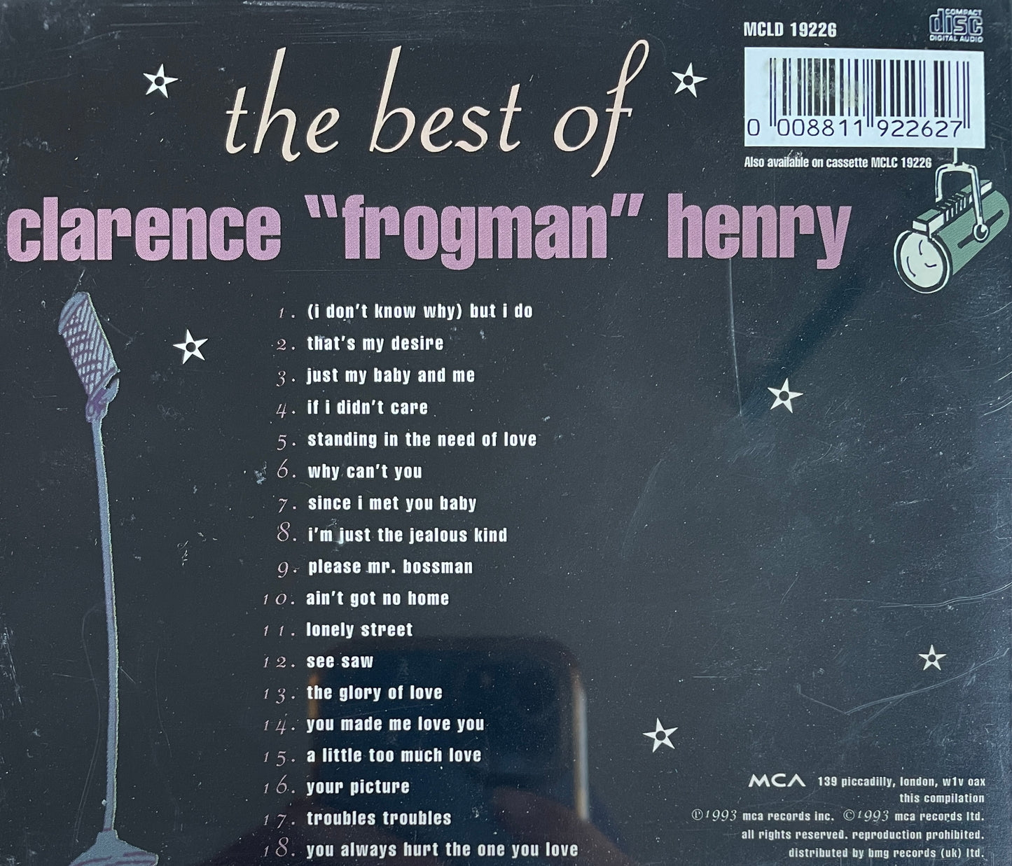 CD - Clarence "Frogman" Henry - The Best Of