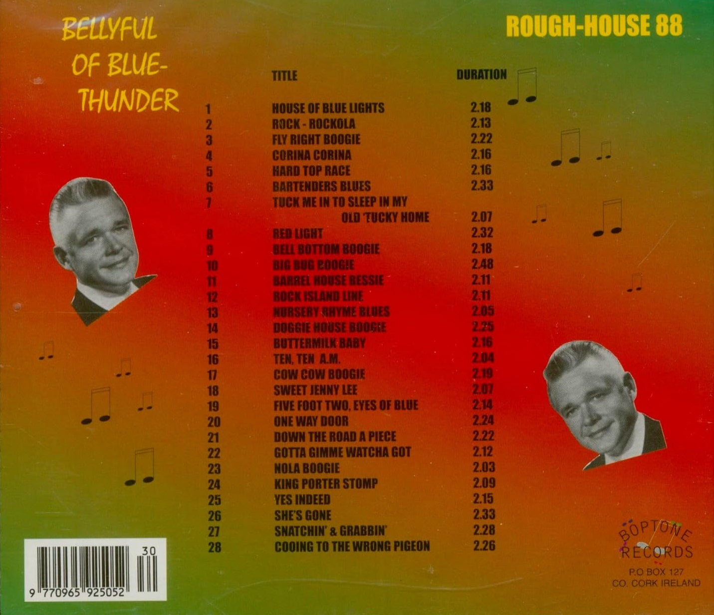 CD - Merill E. Moore - Bellyful Of Blue Thunder