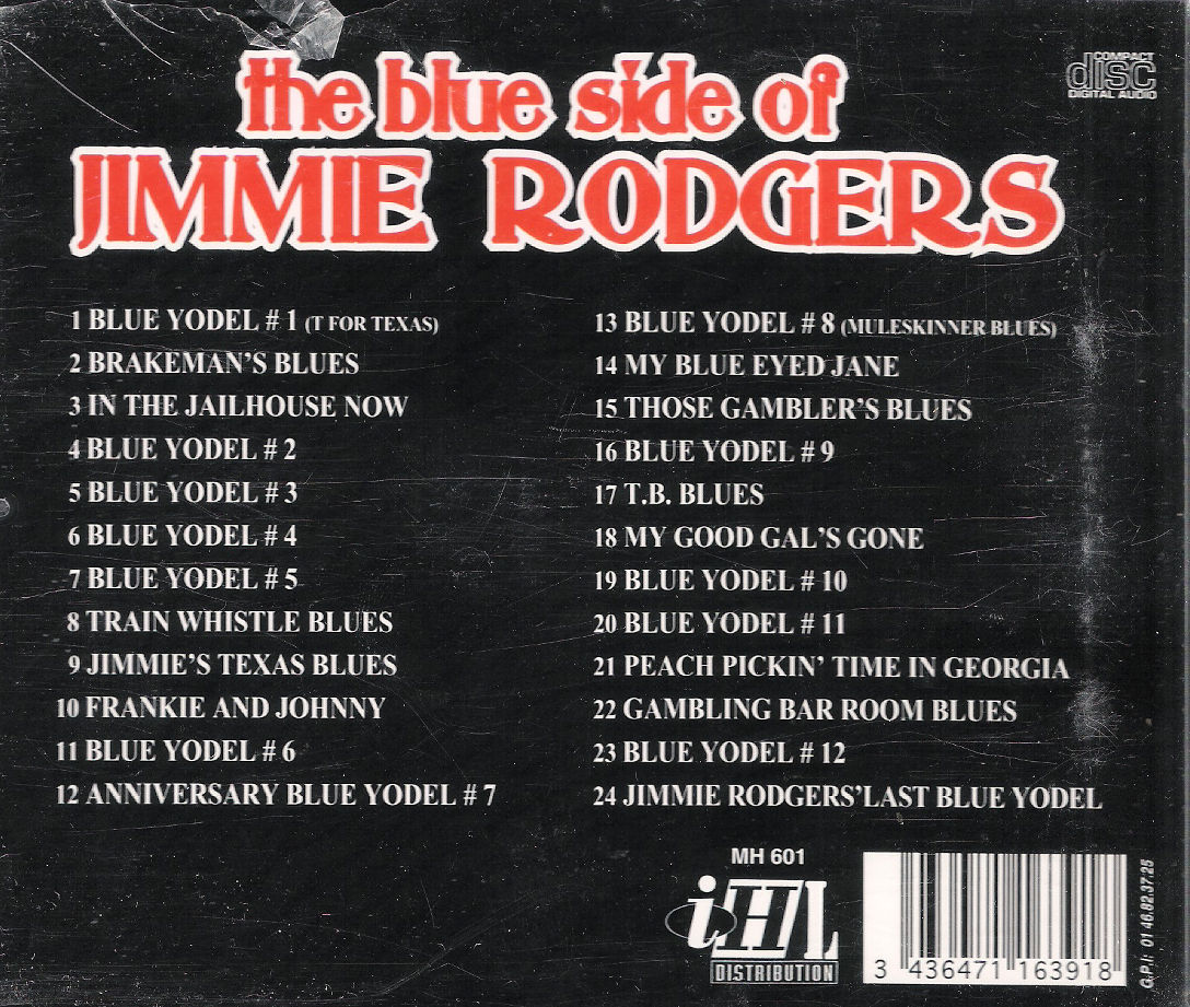 CD - Jimmie Rogers - The Blue Side Of