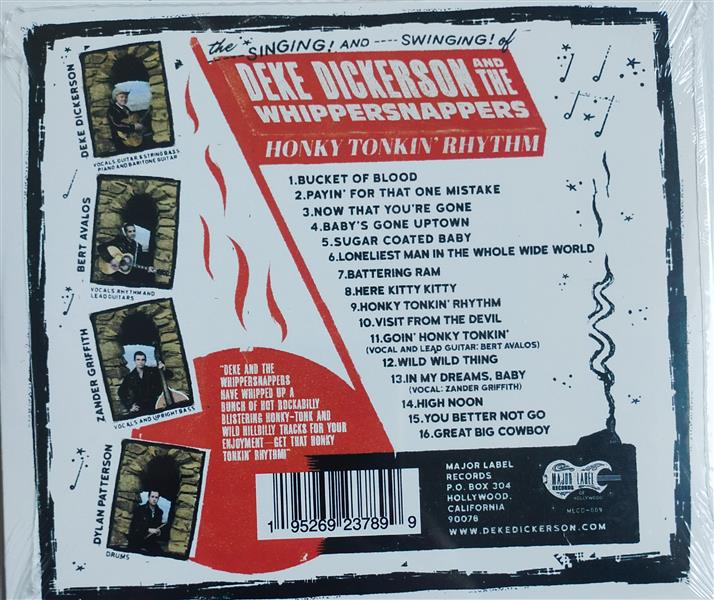 CD - Deke Dickerson And The Whippersnappers - Honky Tonkin´Rhythm