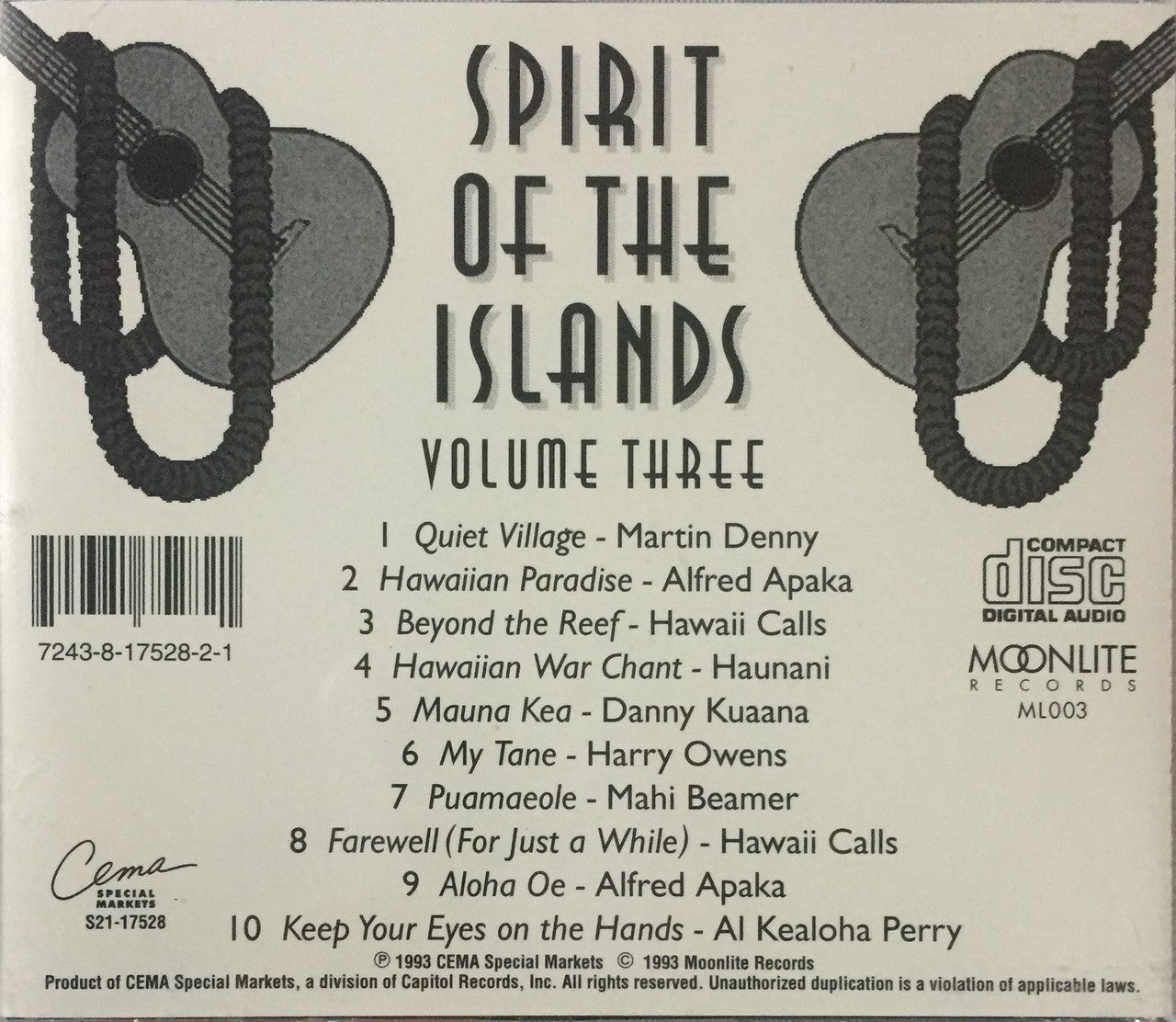 CD - VA - Spirit Of The Islands - Volume Three