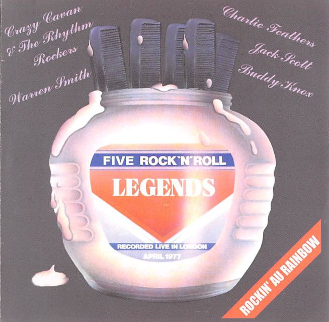 CD - VA - Five Rock And Roll Legends Rockin Au Rainbow