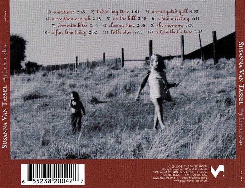 CD - Susanna Van Tassel - My Little Star