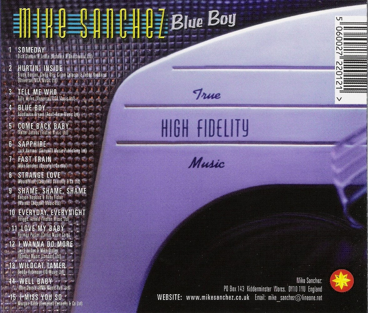 CD - Mike Sanchez - Blue Boy