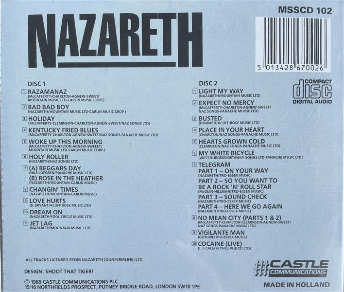 CD-2 - Nazareth - Milestones