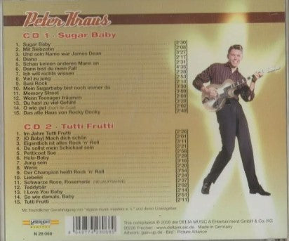 CD - Peter Kraus - Sugar Baby, Tutti Frutti