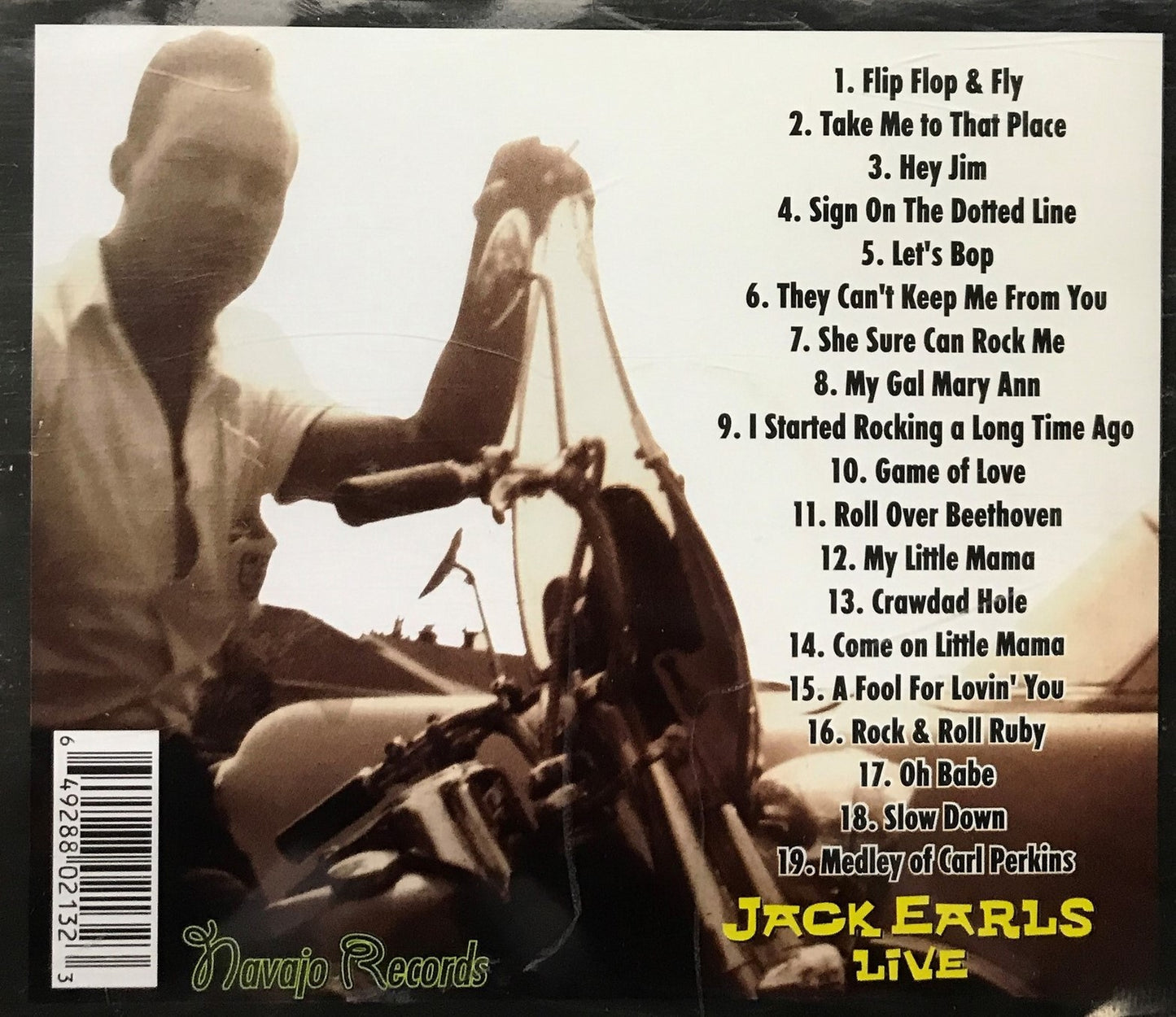 CD - Jack Earls - Live