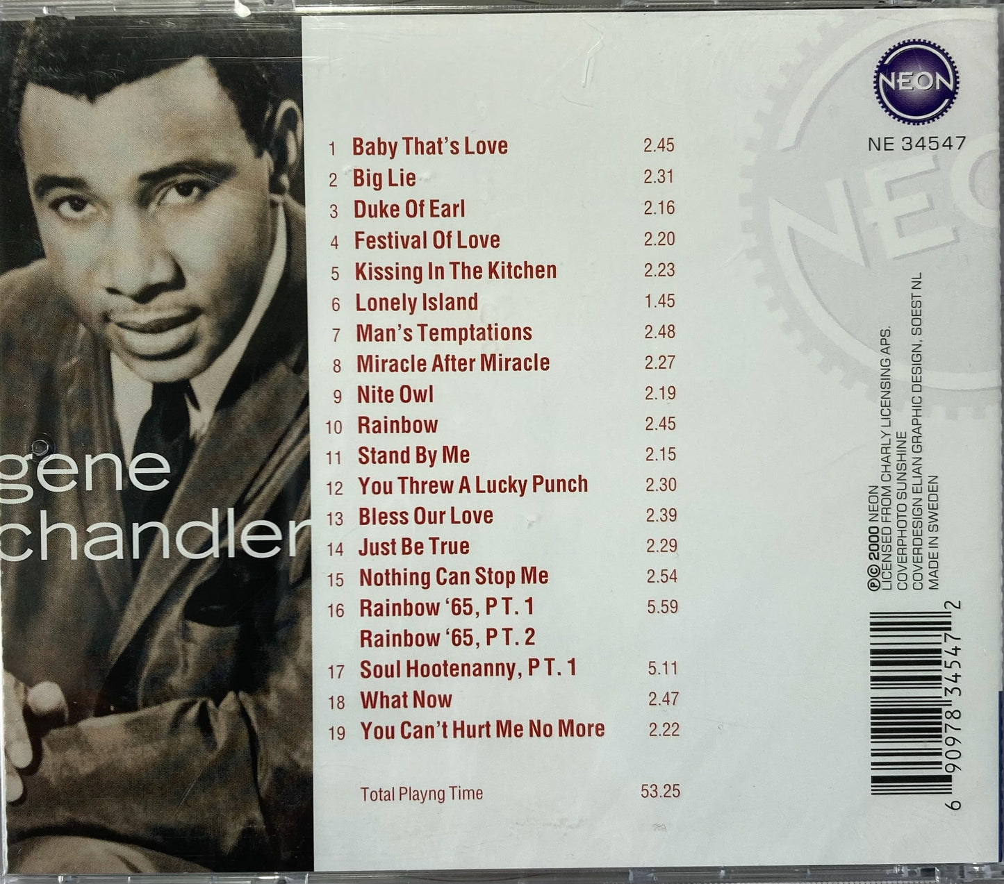 CD - Gene Chandler - The Duke of Earl (And All The Rest)