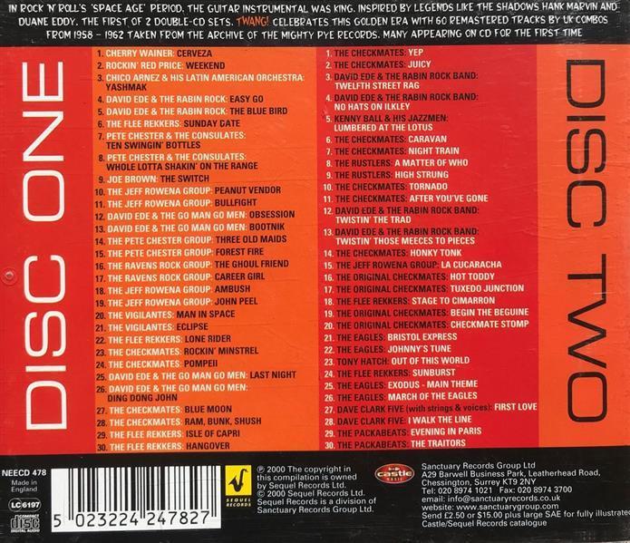 CD - VA - Twang! - UK Guitar Instrumentals '58-'62