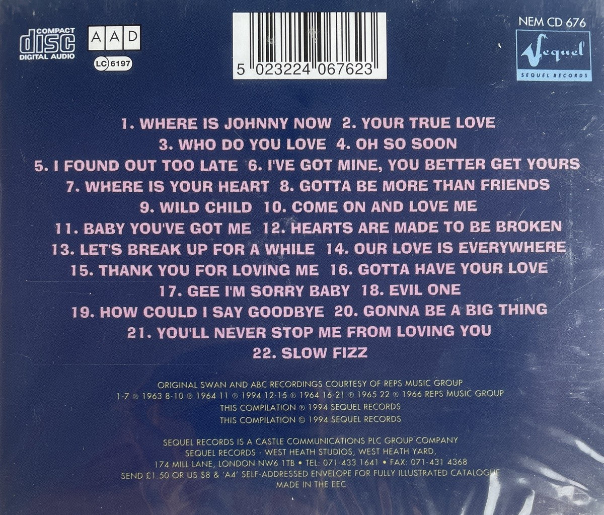 CD - Sapphires - The Best Of