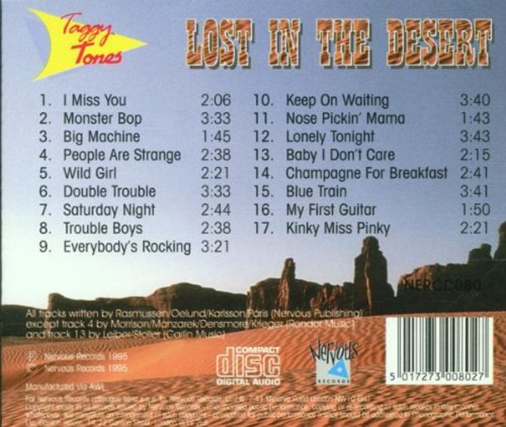 CD - Taggy Tones - Lost In The Desert