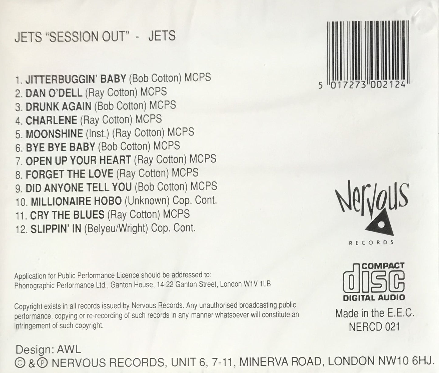 CD - Jets - Session Out