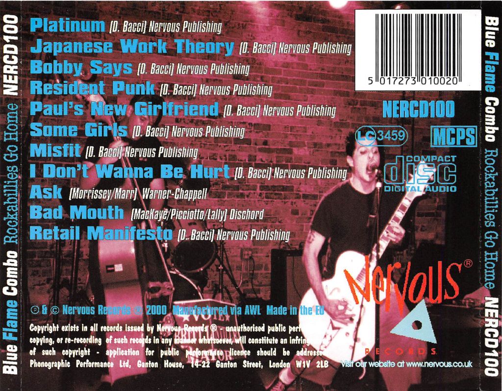 CD - Blue Flame Combo - Rockabillies Go Home