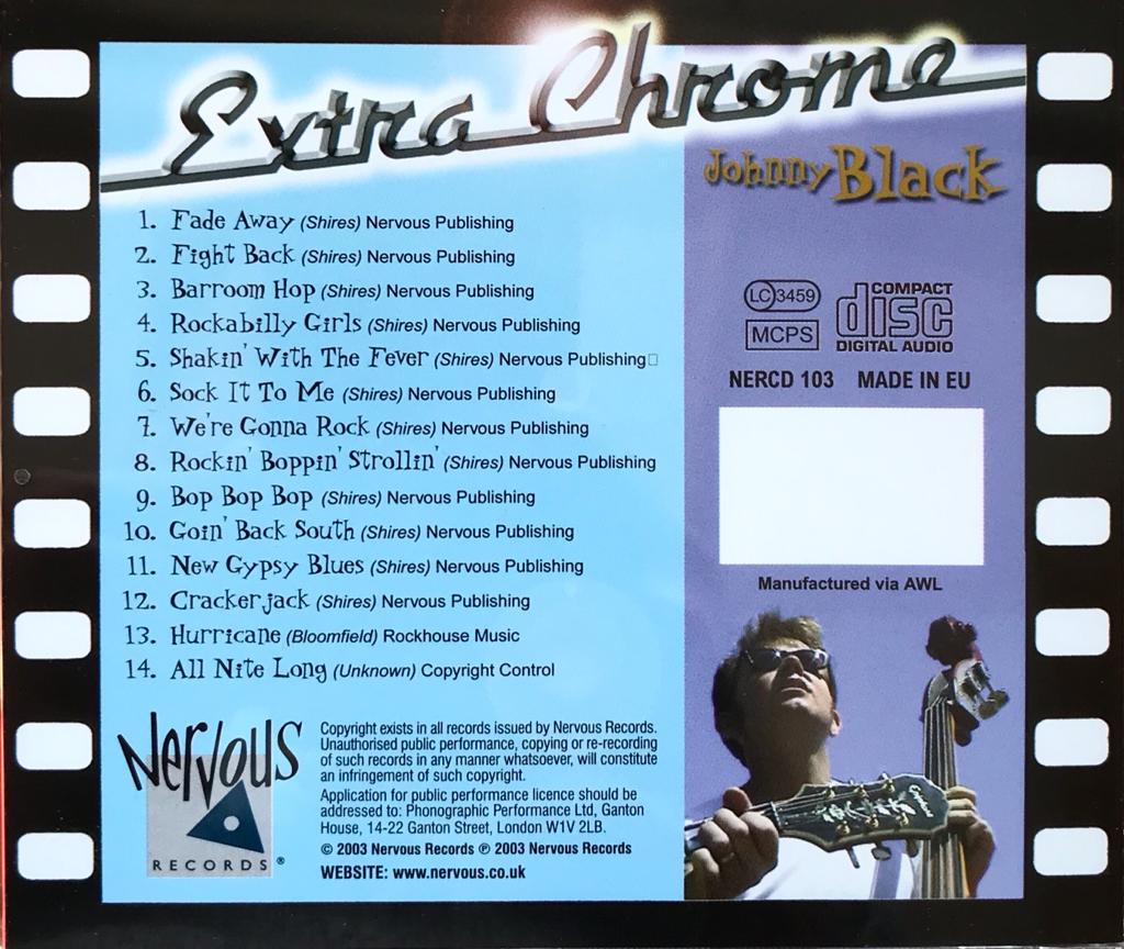 CD - Johnny Black - Extra Chrome