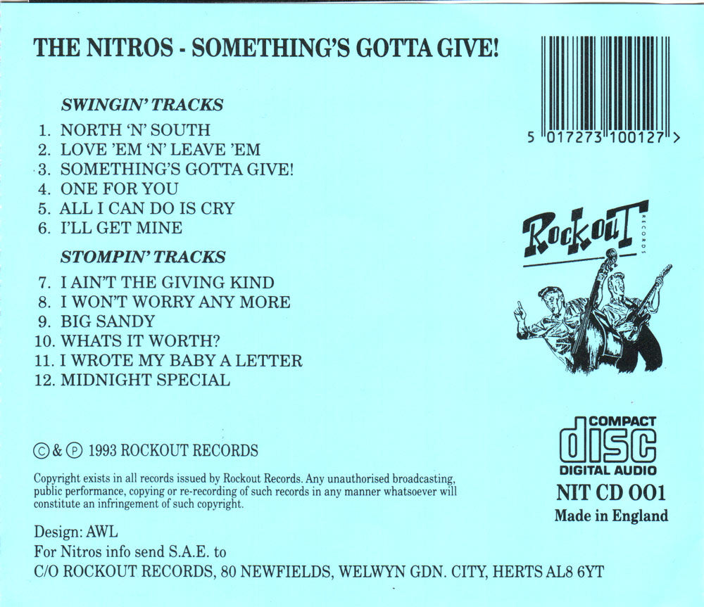 CD - Nitros - Somethings's Gotta Give!