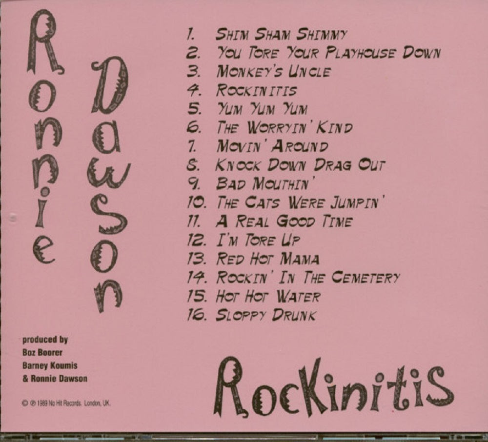 CD - Ronnie Dawson - Rockinitis