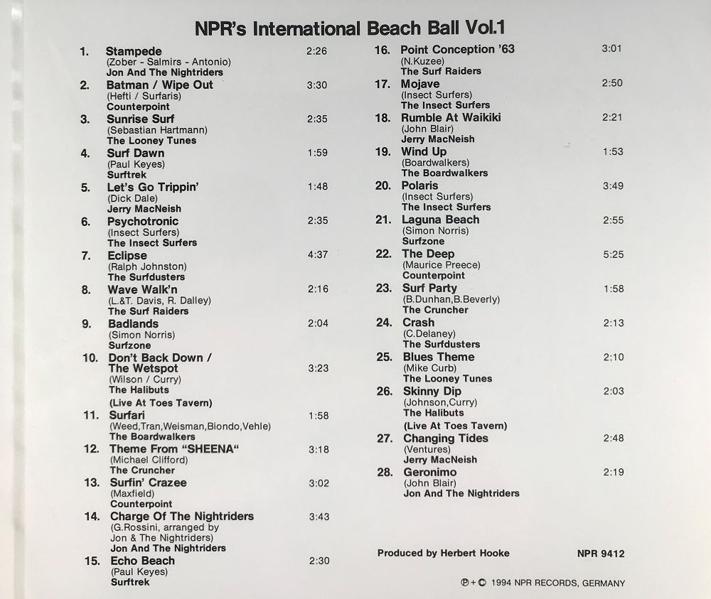 CD - VA - NPR's International Beach Ball Vol.1