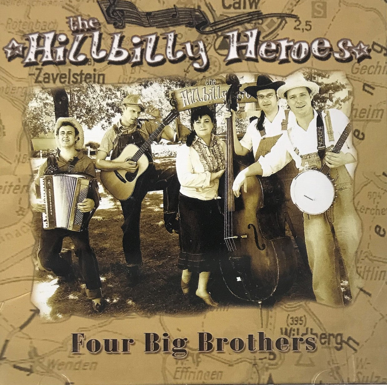 CD - Hillbilly Heroes - Four Big Brothers