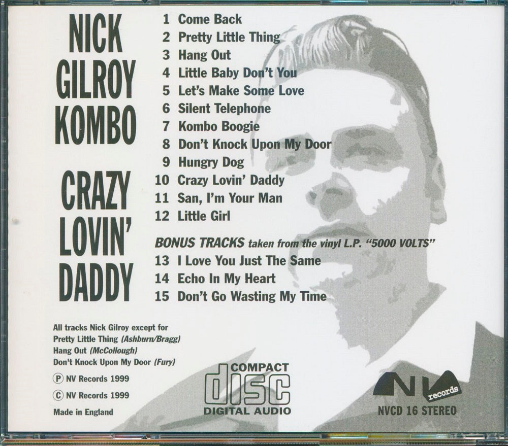 CD - Nick Gilroy Kombo - Crazy Lovin' Daddy