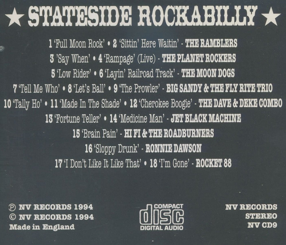 CD - VA - Stateside Rockabilly