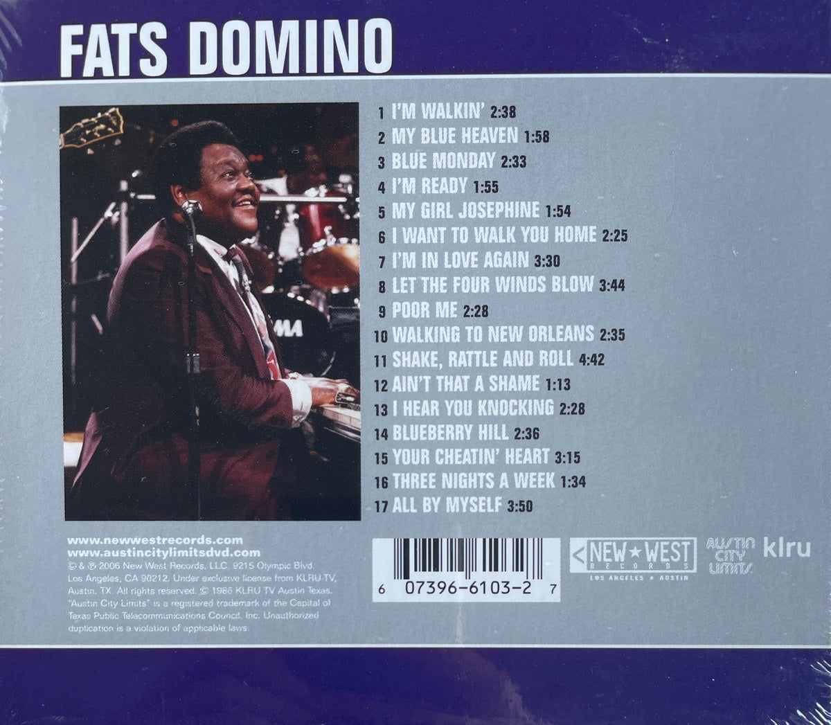 CD - Fats Domino - Live From Austin TX