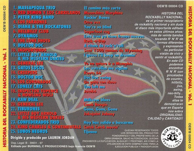 CD - VA - Historia Del Rockabilly Nacional- Vol. 1