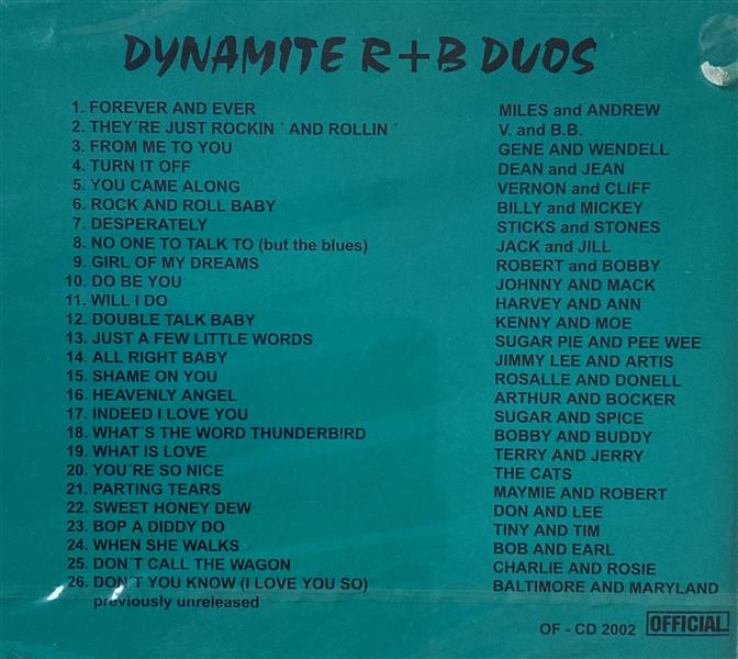 CD - VA - Dynamite R&B Duos Vol. 2