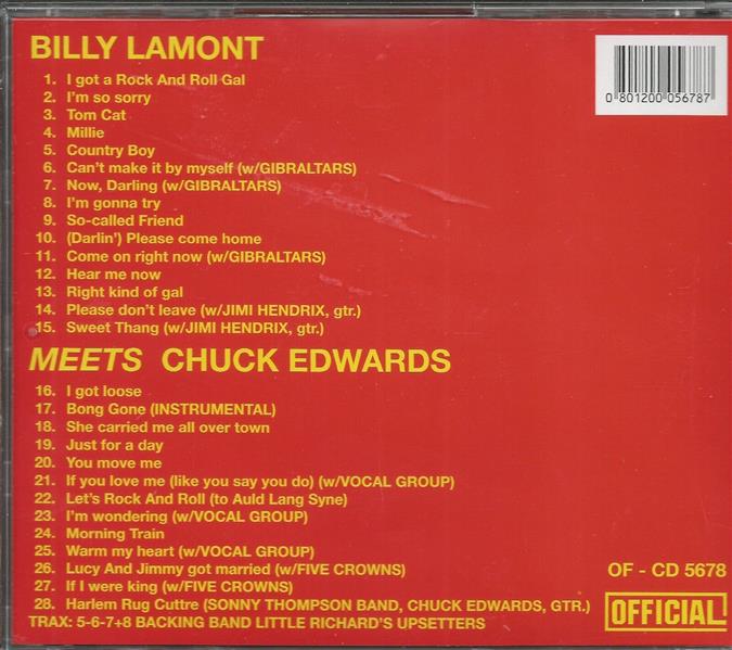 CD - Billy Lamont Meets Chuck Edwards