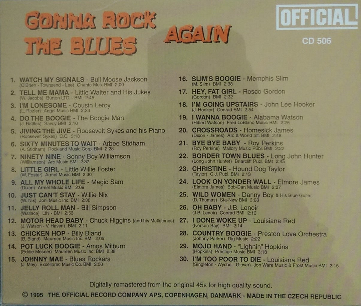 CD - VA - Gonna Rock The Blues Again