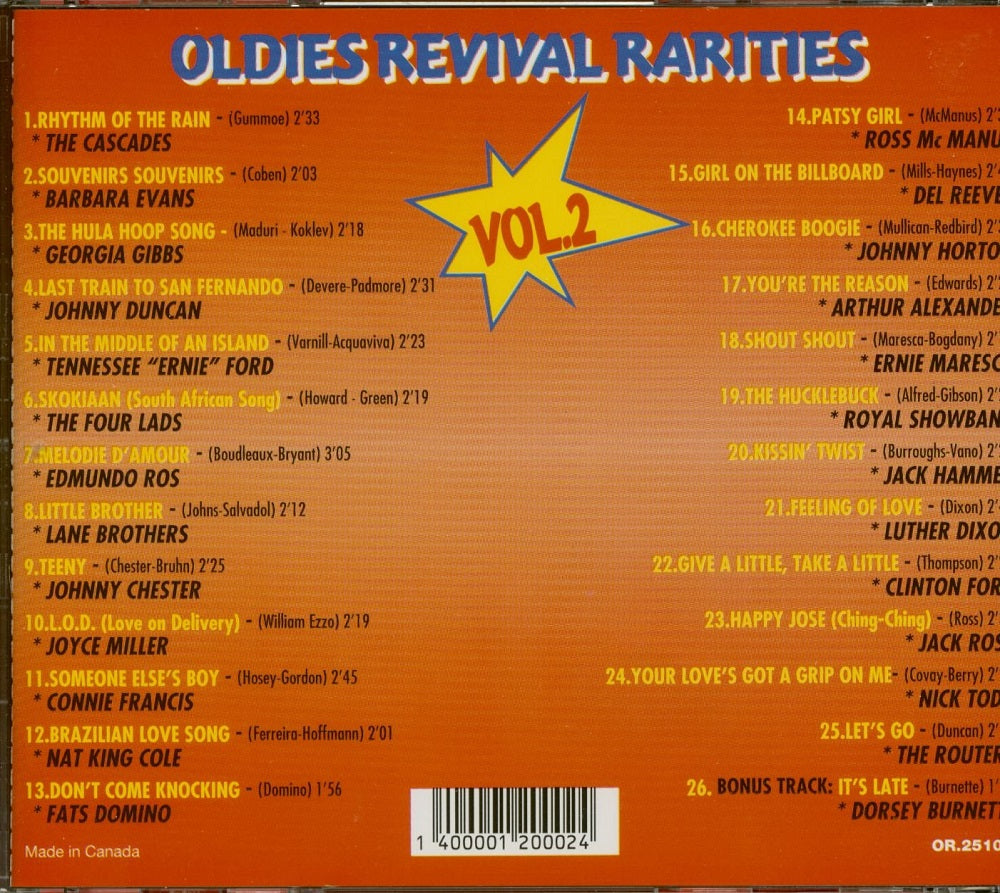 CD - VA - Oldies Revival Rarities Vol. 2