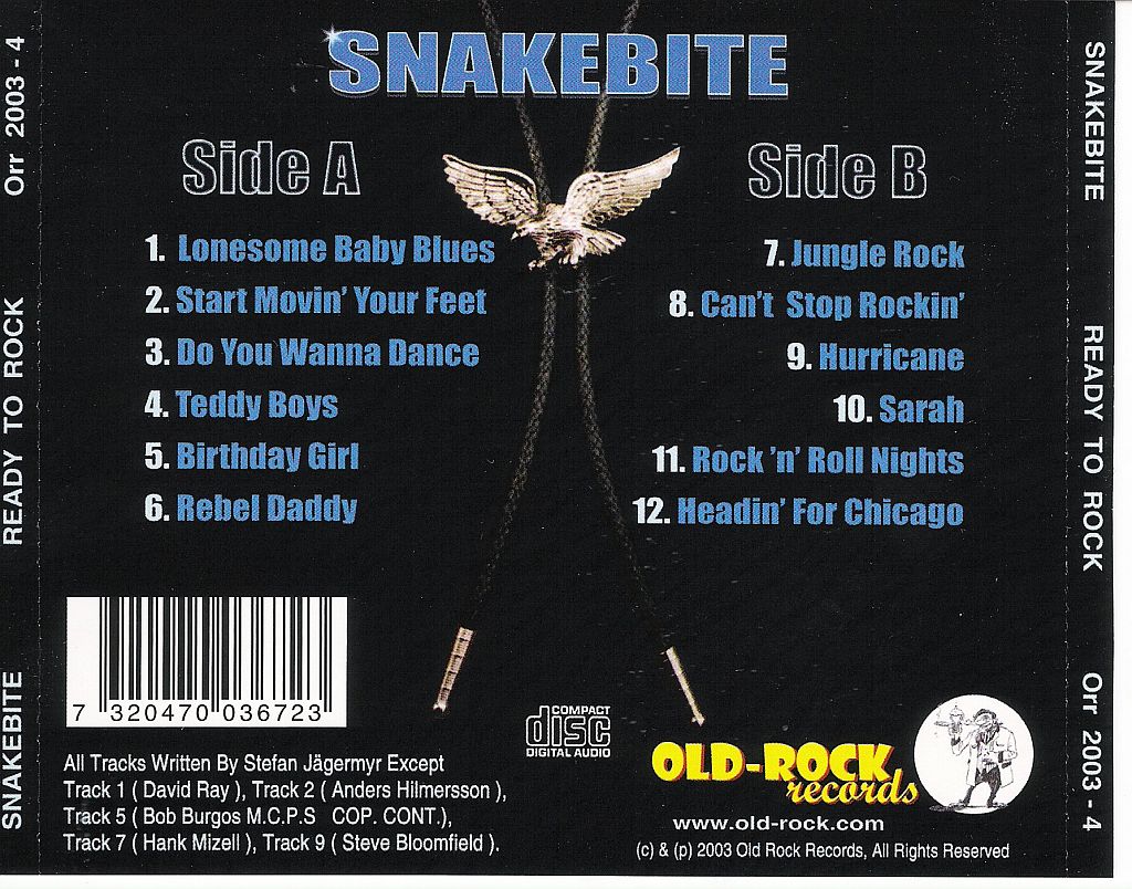 CD - Snakebite - Ready To Rock