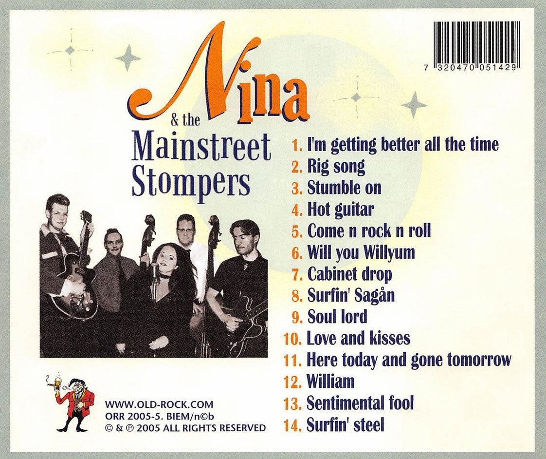 CD - Nina & The Mainstreet Stompers - Stumble On!