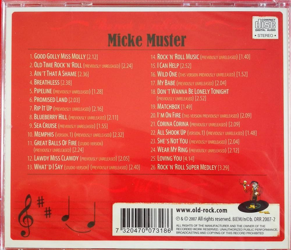 CD - Micke Muster - The Rock'n'Roll Covers! Vol. 1