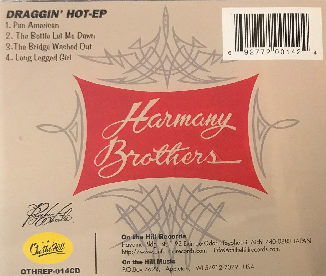 CD - Harmany Brothers - Draggin Hot Ep