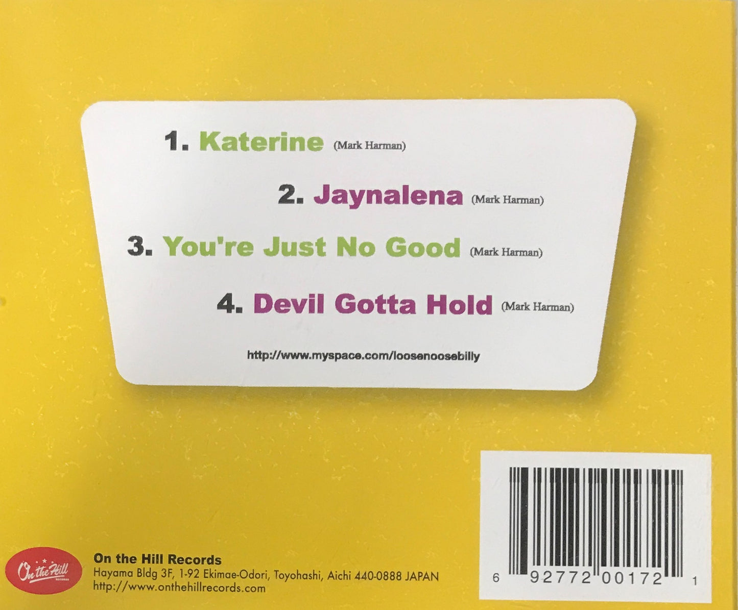 CD - Loosenoose - Devil Gotta Hold