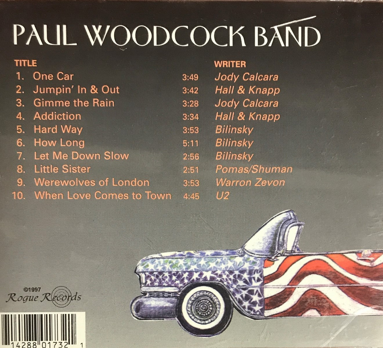 CD - Paul Woodcock Band - Fat White Weirdo In A Cadillac