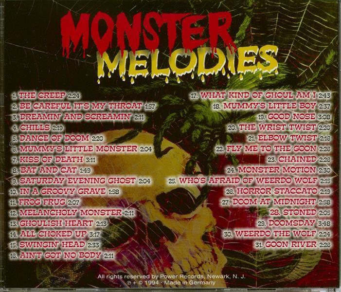 CD - Frankie Stein And His Ghouls - Monster Melodies