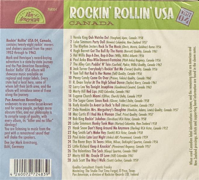 CD - VA - Rockin' Rollin' USA - Canada - Red Lips - Visit 04