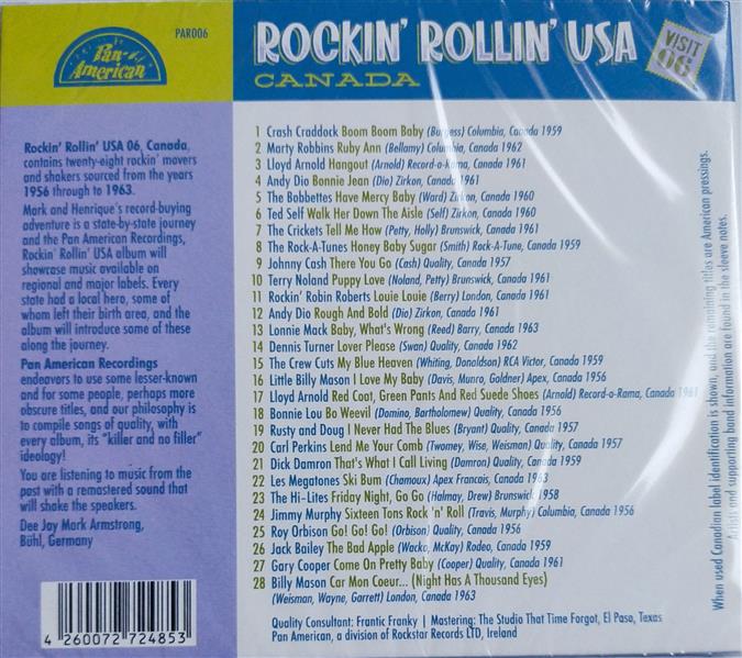 CD - VA - Rockin' Rollin' USA Canada Rough And Bold - Visit 06
