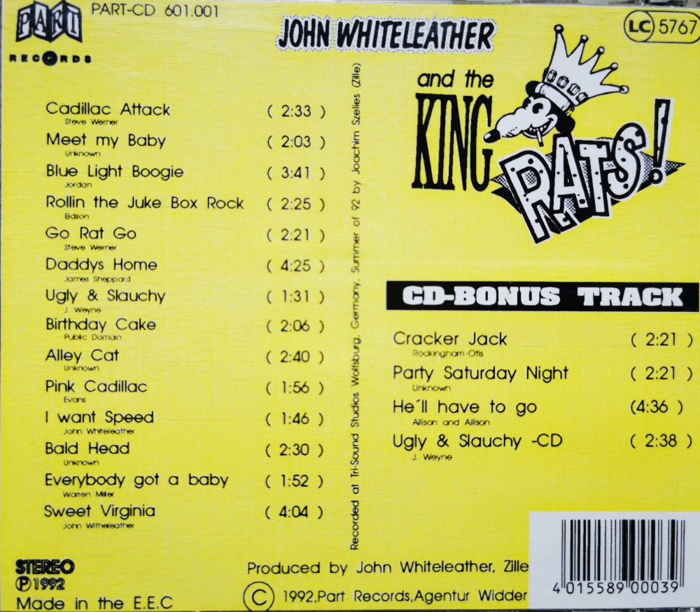 CD - King Rats - Go Rat Go