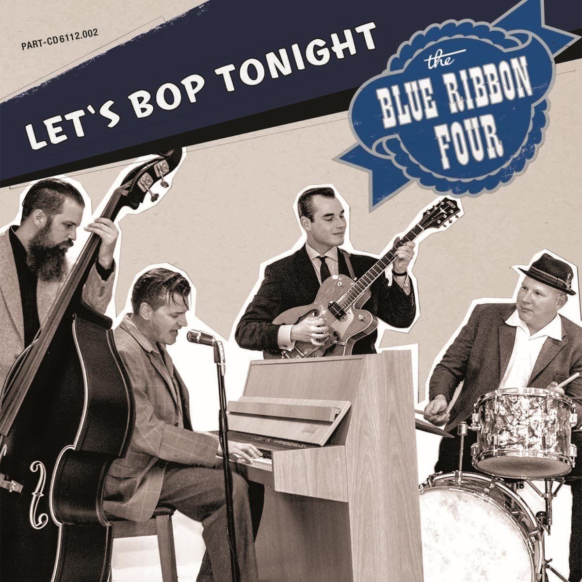 CD - Blue Ribbon Four - Let's Bop Tonight