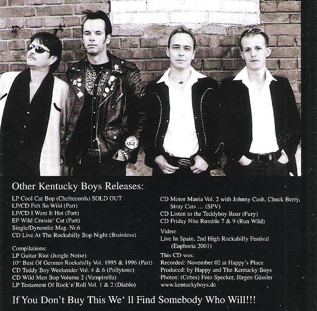 CD - Kentucky Boys - On The Run