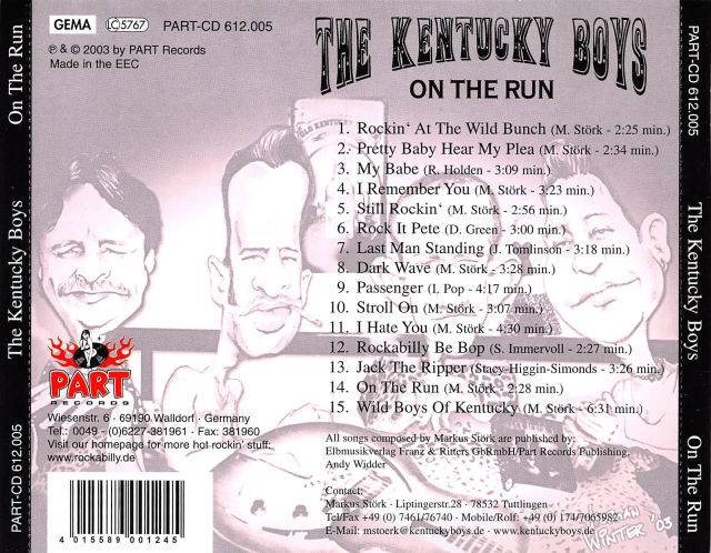 CD - Kentucky Boys - On The Run