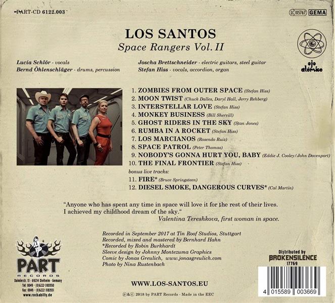CD - Los Santos - Space Rangers Vol. 2
