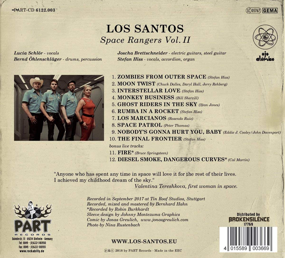 CD - Los Santos - Space Rangers Vol. 2