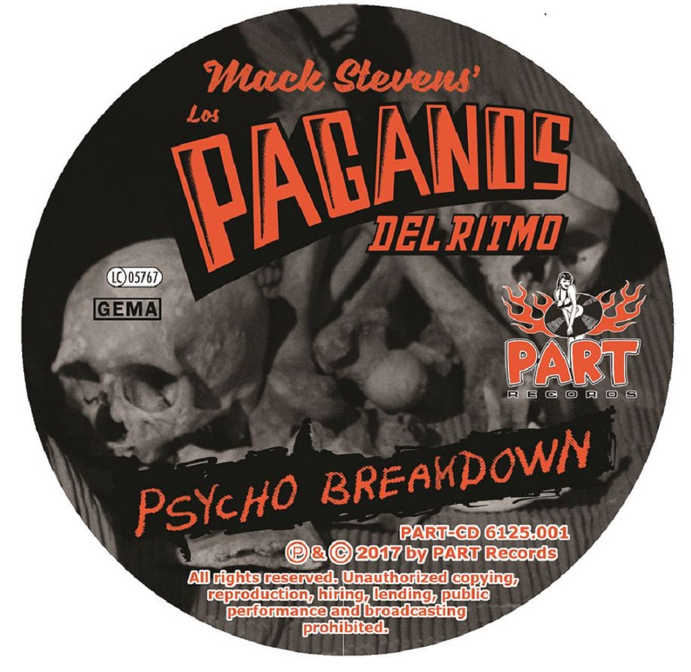 CD - Mack Stevens & Los Paganos Del Rhythm - Psycho Breakdown