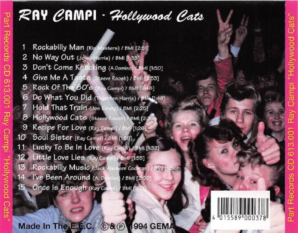 CD - Ray Campi - Hollywood Cats