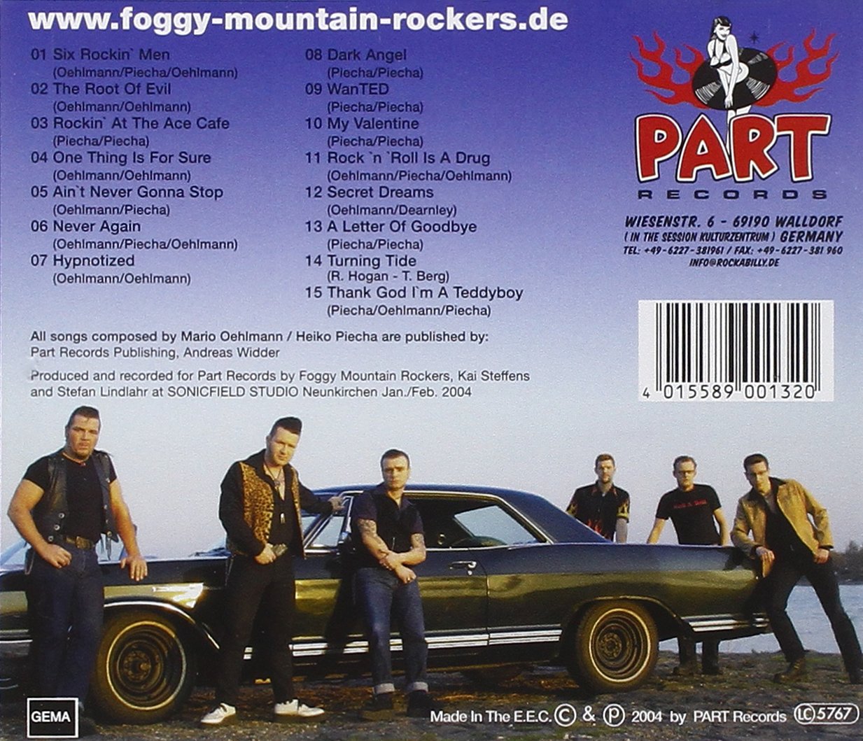 CD - Foggy Mountain Rockers - Wanted - Six Rockin Men